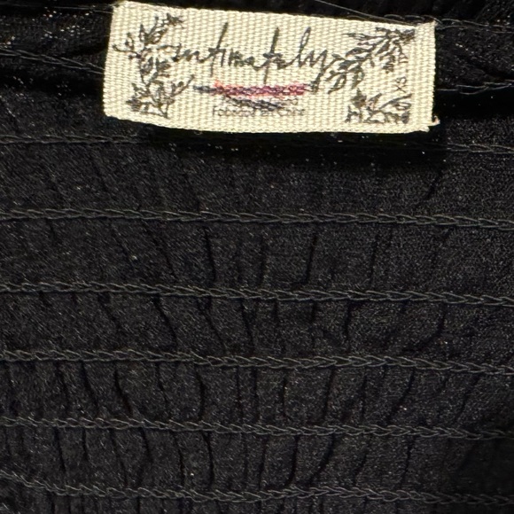 Free People Kill the Lights Bodysuit Women’s Black NWOT XS - Picture 5 of 8